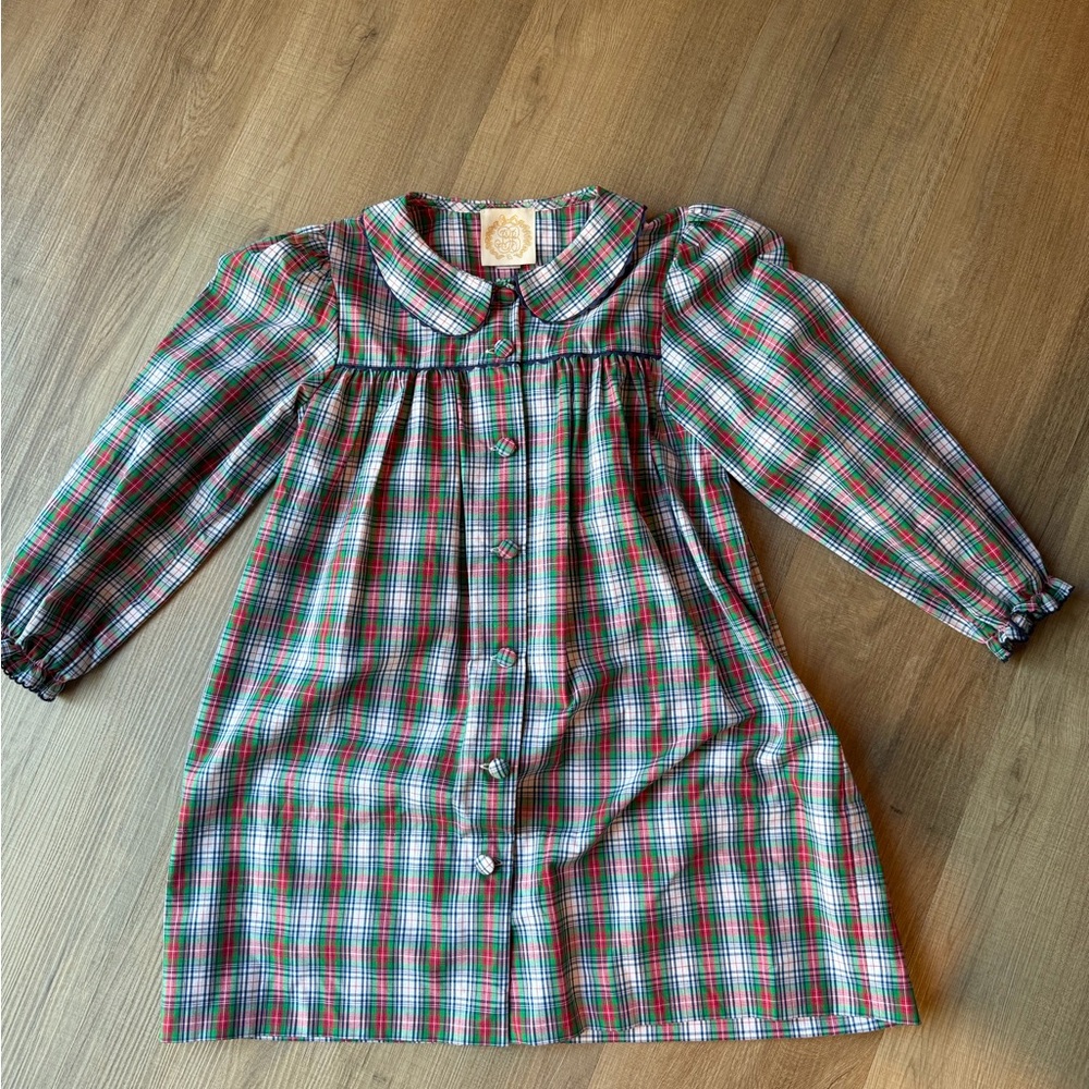 The Beaufort Bonnet Company Plaid Dress - Red, Green, White